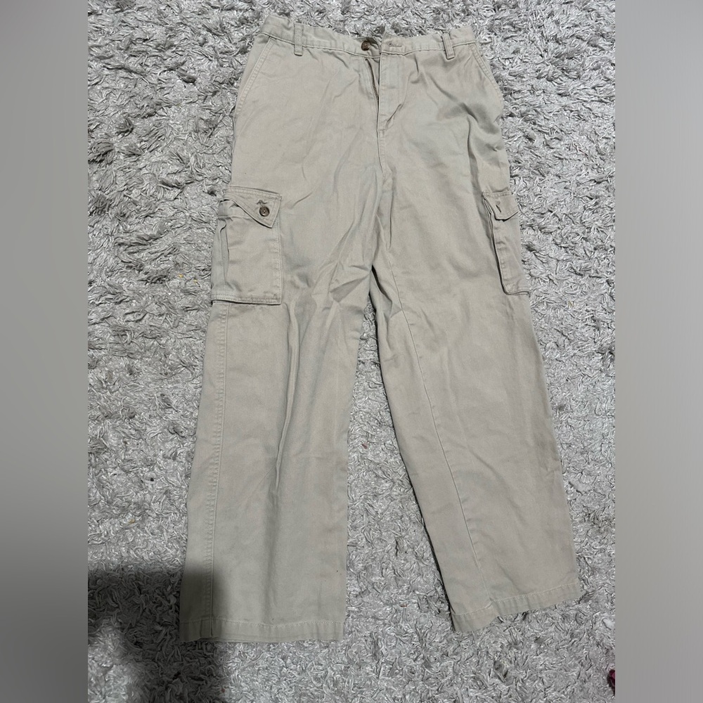 Boys Tan Cargo Pants
